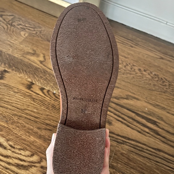 Isabel Marante Susee Cognac Leather Cropped Boots - Picture 7 of 9